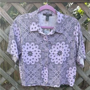 Forever 21 Paisley Print Top
